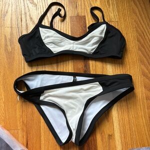 Adore Me Black and White Bikini